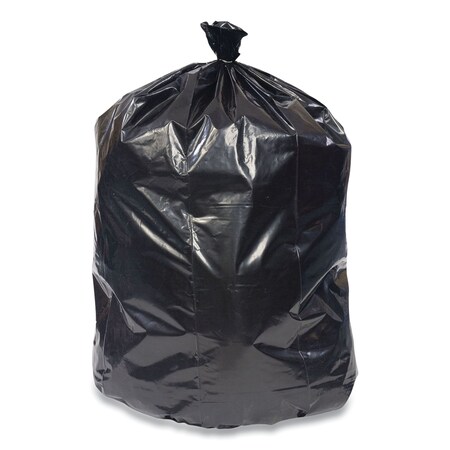 Coastwide Professional 56 gal Trash Bags, 60 in x 47 in, Extra Heavy-Duty, 1.8 mil, Black, 100 PK CW18209/X8647WK